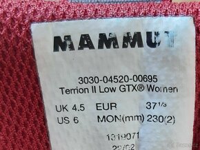 goretexové boty Mammut vel. 37 - 5