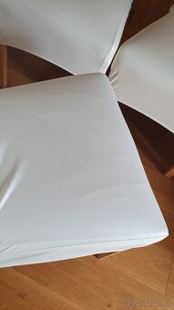 Béžové jídelní židle - 5