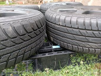 Alu kola R15 5x100 + pneu 195/60 R15 - 5