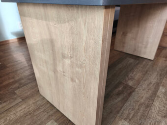 Konferenční stůl 120x50 cm, jako nový - 5