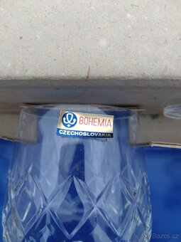 Broušené skleničky Claudia - Czechoslovakia - 5