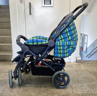 Kočárek ABC Design s košíkem, pěnová kolečka - 5