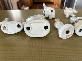 Porcelánové sošky . Cena za komplet - 5