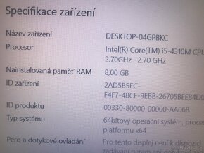 Notebook Dell E6540, i5, 2x SSD, Full HD, výborná baterie - 5