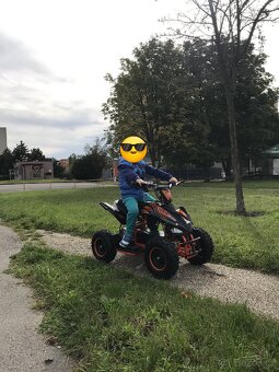 Dětská čtyřkolka elektrická 800w- v pěkném stavu - 5