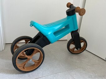 Odrážedlo FUNNY WHEELS Rider SuperSport 2v1 tyrkysové + helm - 5