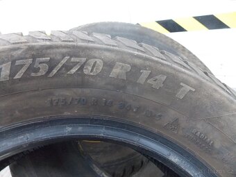 4ks Matador celoroční 175/70 R14 DOT 1523 cca. 8mm - 5