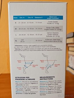 Nastavitelná kolenní ortéza pro psy (PRAVÁ noha) - 5