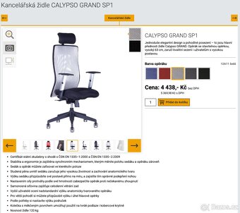 Výprodej kanceláře – Kancelářská židle - 3 ks za 2 000 Kč - 5