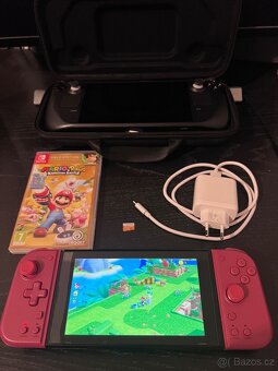 Nintendo Switch + Mario RKB a příslušenství - 5
