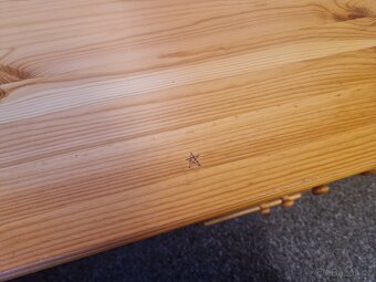 Psací stůl borovice 120x60 - 5