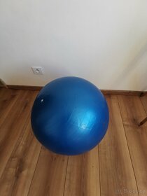 Gymnastický / rehabilitační míč + pumpa 65cm modrý - 5