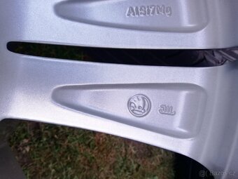 alu Škoda Karoq 215/50/18 letní,alu Mytikas Škoda 18" orig. - 5