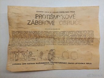 Protiskluzové záběrové obruče RETRO / NOVÉ - 5