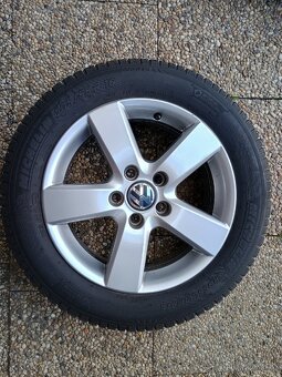 VW alu kola 5x122 R16 zimní pneu Michelin 205/55 - 5