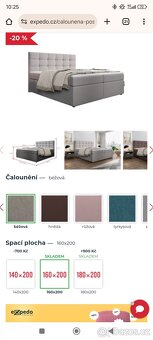 Postel boxspring 160x200 - 5