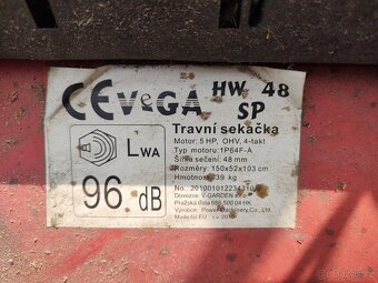 Benzínová sekačka Vega s pojezdem - 5