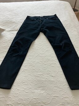 Paul Smith modré manšestrové kalhoty 34R - 5