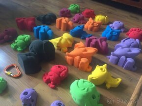Nové dětské lezecké chyty THEREX Animal Set - 30 kusů - 5