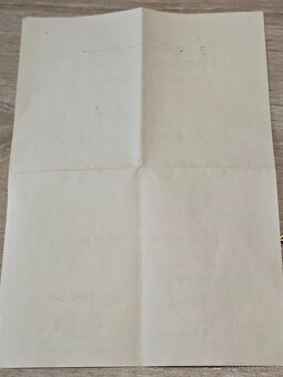 Válečný záslužný kříž a dekret - radiová jednotka - 5