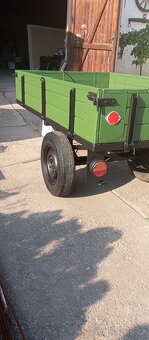 Vlečka za traktor malotraktor - 5