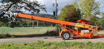 Stavební výtah BÖCKER 26m + kloub 6m - motor HONDA - CZ SPZ - 5