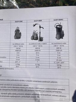 Čerpadlo do sudu NOVÉ 400 W, 2500 l/h - 800 Kč - 5