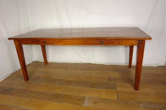 Jídelní stůl exotické dřevo - 5