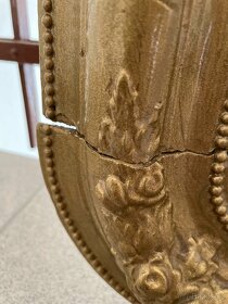 Prodám starožitné zrcadlo 90 x 60 cm - 5