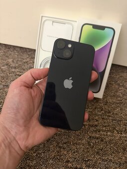 Apple iPhone 14 128gb Midnight. 89% kondice baterie. - 5