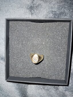 Pánský zlatý prsten - 5