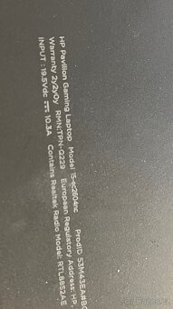 Prodám díly z notebooku HP Pavilion Gaming 15-ec2604nc - 5