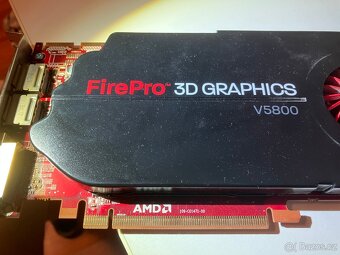 HP ATI FirePro V5800 1GB DDR5, PCIe x16, 2xDP, 1xDVI-I - 5