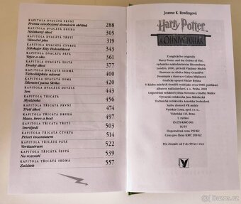 Kompletní knižní série Harryho Pottera – První česká vydání - 5