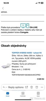 Vrchní matrace/Topper na matraci - 5