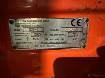 Minibagr Kubota U27-4 - 5