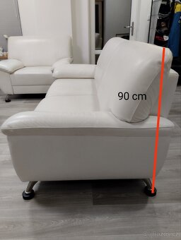 Retro kožená sedací souprava - 5