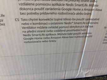 Prodám Smart konvektor NEDIS WIFIHTPL20FWT WiFi Tuya - 5