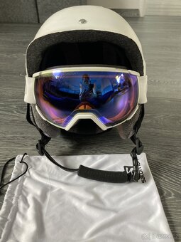 Lyžařská přilba Carrera vel.S+brýle Salomon - 5