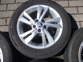 5x100 R15 orig ŠKODA s PNEU 185/60R15 - 5