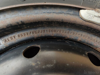 REZERVACE-Sada kol Subaru, 16 palců, 5x100, plechové disky - 5