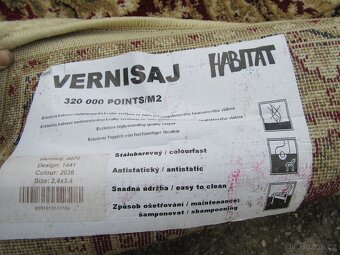 Nabízím zajimavy perský koberec. Materiál PP. Původní stav. - 5