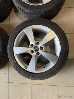 Alu kola DIONE R16 5x100 ET46 + letní pneu 215/45 R16 - 5