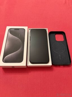 iPhone 15 Pro 256 Gb black titanium,krabice,kryt,sklo..Top - 5