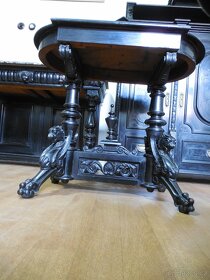 Vyřezávaný pokoj sofa křesla stůl okřídlení draci - 5