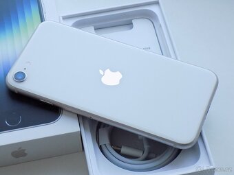 APPLE iPhone SE (2022) 64GB Starlight - ZÁRUKA - 100% BATER. - 5