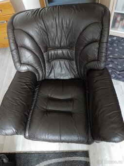 Kožená sedací souprava - osobní odběr - 5