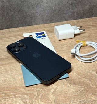iPhone 15 Pro Max 256 GB – Blue Titanium, záruka Alza 12 mes - 5