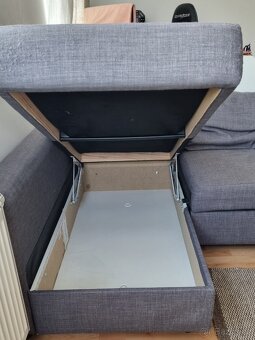 Prodám pohovku IKEA FRIHETEN (šedá) - 5