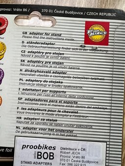 Padací protektory na motorku, adaptér na stojan - 5